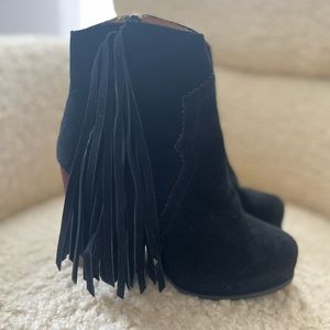 Jeffrey Campbell fringe boots